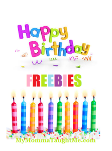 birthday freebies