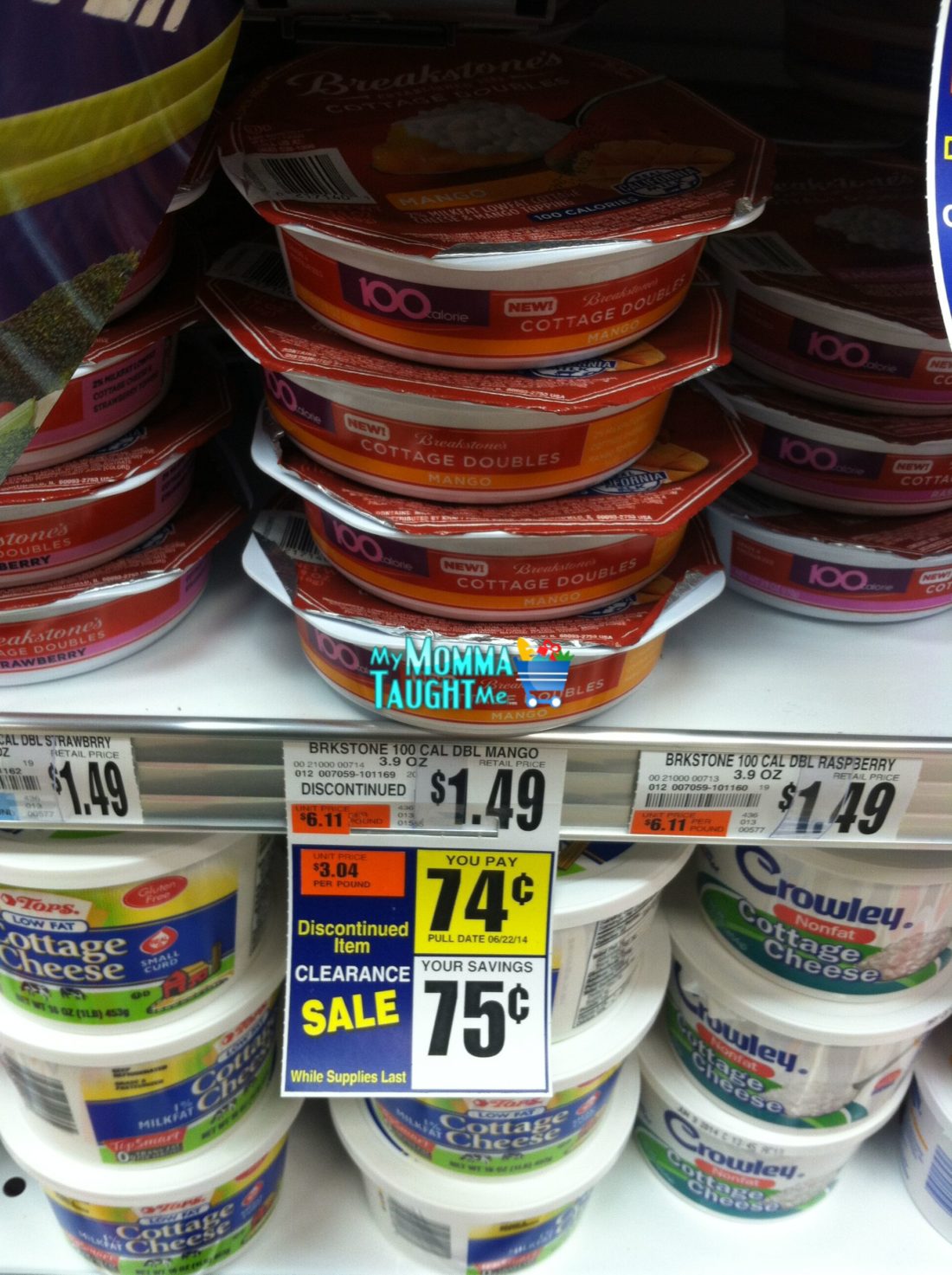 Clearance Alert Breakstone Cottage Cheese Doubles Only 0 04 At