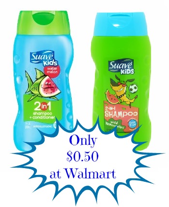 Suave Kids 2 In 1 Shampoo And Conditioner Only 0 50 At Walmart