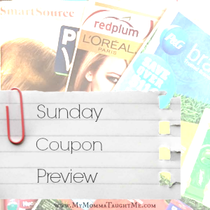 Sunday Coupon Preview 1-21-18