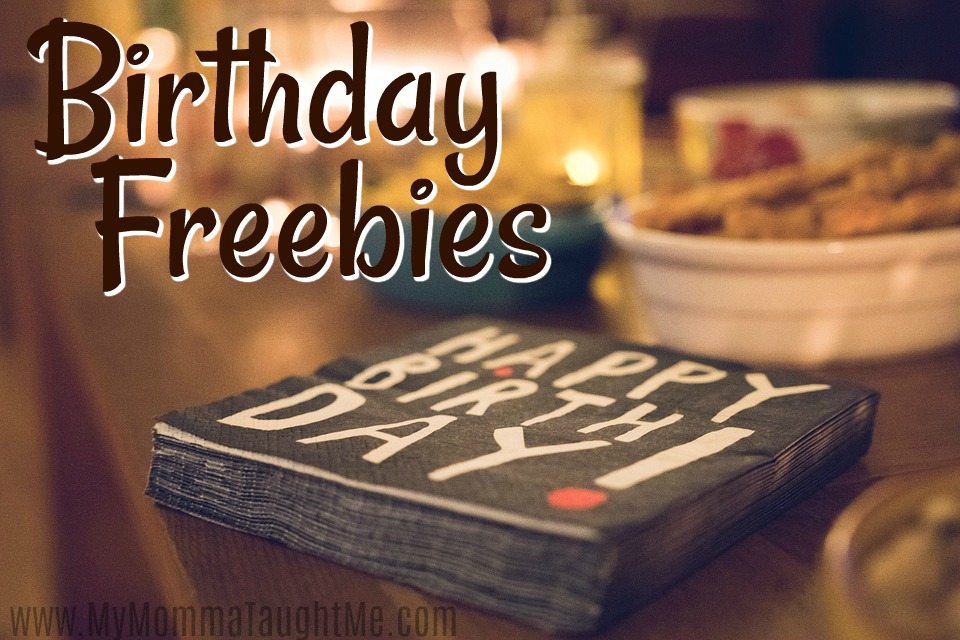 Birthday Freebies