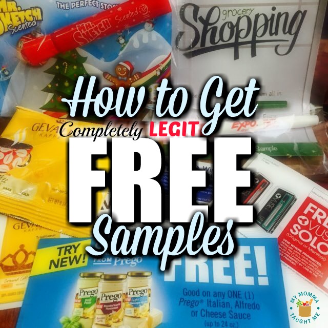 How To Get Completely Legit Free Samples