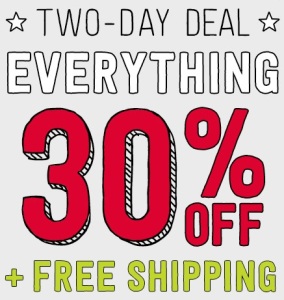 Two Day Sale at Crazy 8: Save 30% off Everything AND Free Shipping! 