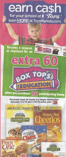 Extra 60 Box Tops at Tops