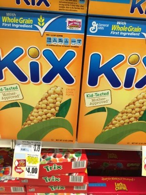 Kix Cereal Tops Markets 