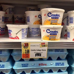 Crowley Cottage Cheese, 16 oz - BOGO $3.69 at Tops Markets 