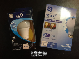 GE LED and Reveal Lights