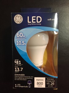 GE LED Light Bulb