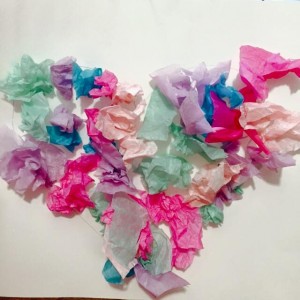 Tissue Paper Heart