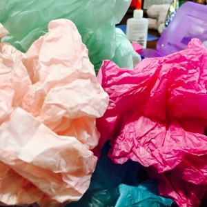 Tissue Paper Hearts 2