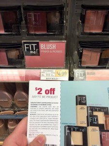 $2 off fit me makeup