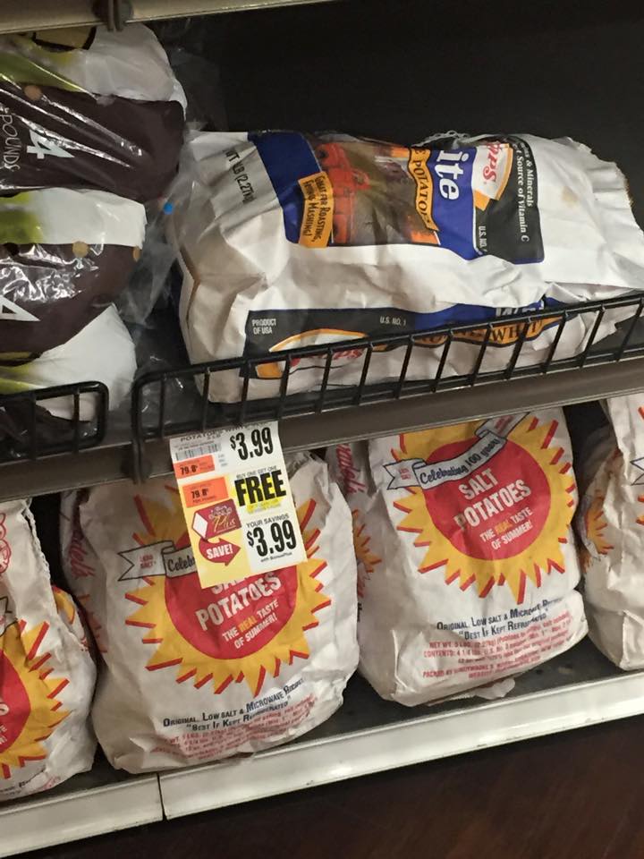 White or Russet Potatoes - BOGO $3.99 at tops markets 