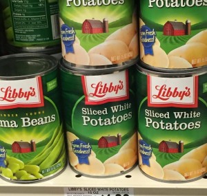 Libby's Canned veggies at Tops