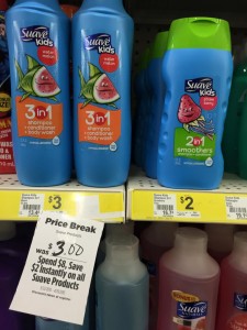 Suave Kids as low as $0.88 each at Walmart 