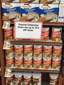 passover items clearanced