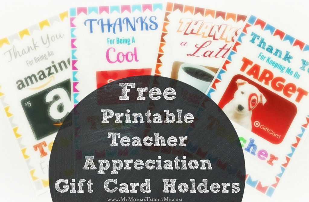 Free Printable Teacher Appreciation Gift Card Holders 3