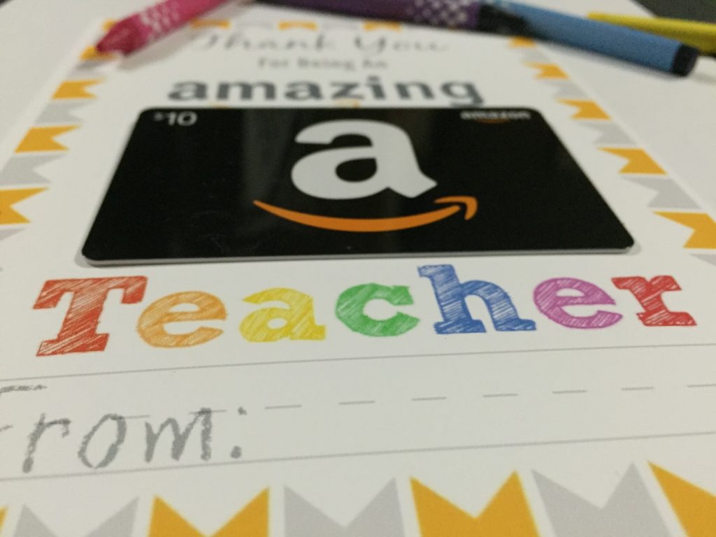 Free Printable Teachers Gift Card Holders (5)