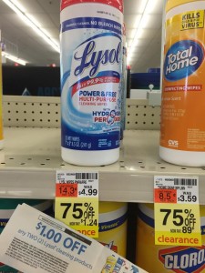 Lysol Disinfectant Clearaced