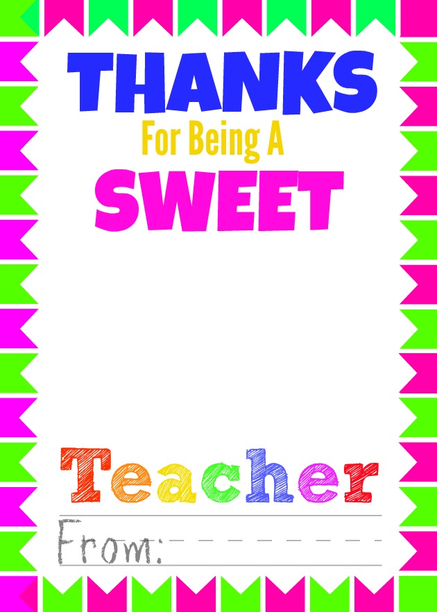 Free Printable Teacher Appreciation Gift Card Holders