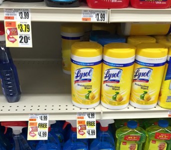 New $1.00/1 Lysol Disinfecting Wipes Coupon + Deals at Kmart and Tops!