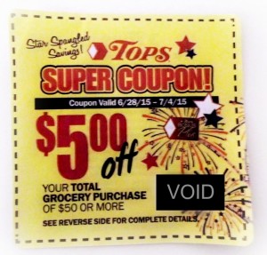 Tops 5 off 50 coupon