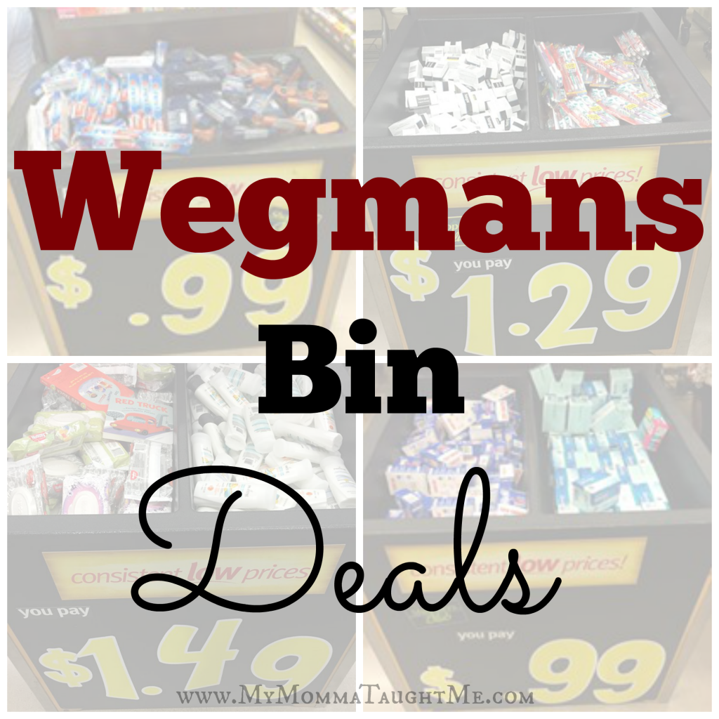 Wegmans Bin Deal