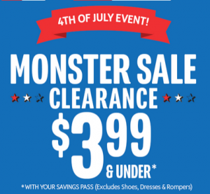 monster sale TCP