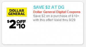 DG $2 off $10