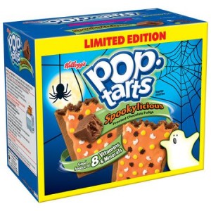 Kellogg's Pop-Tarts (Spookylicious toaster pastries Frosted Chocolate Fudge)