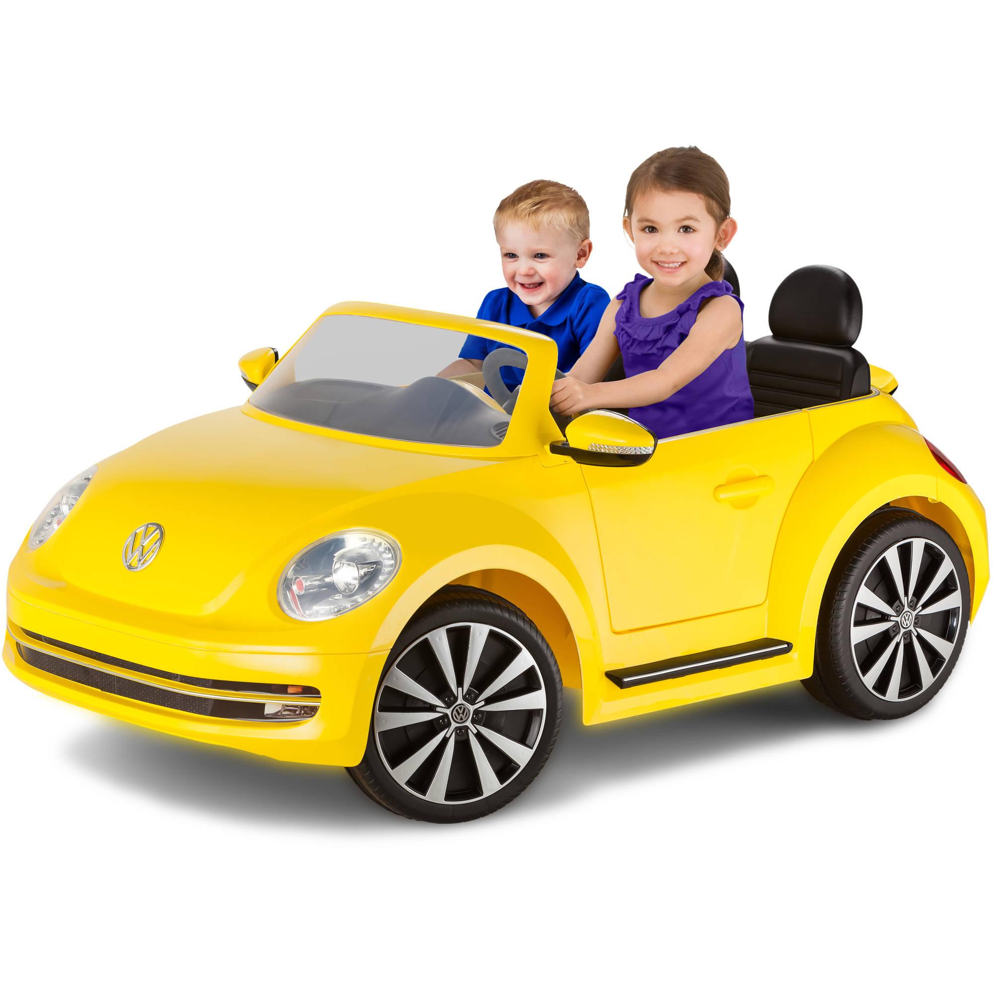 Beetle Convertible 12-Volt Battery-Powered Ride-On Car