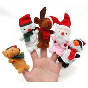 christmas finger puppets