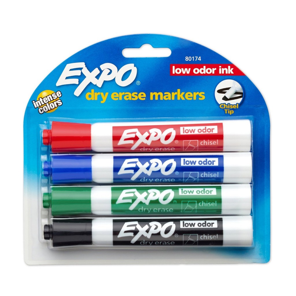 Score 4 pack of Expo Dry Erase Markers for Only $3.50 each! 