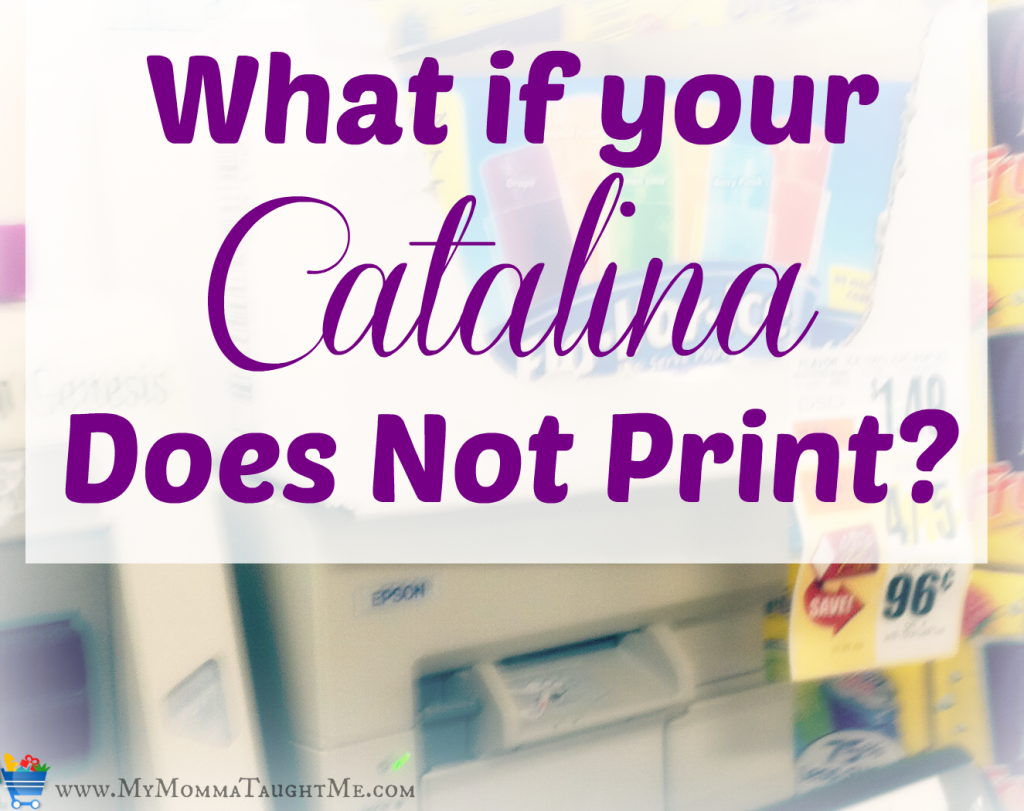 What to do when your Catalina does not Print
