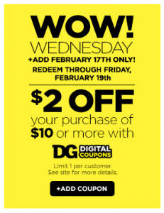 $2.00 Dollar General Coupon