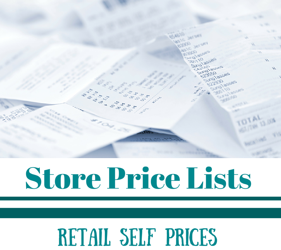 Store Price Lists