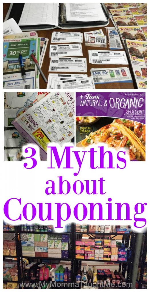 3 Myths About Couponing