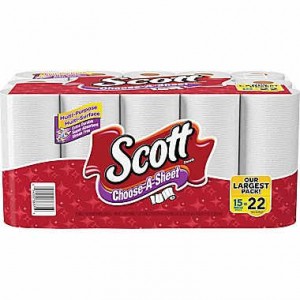 Scott Choose-A-Sheet Paper Towels, 15 Mega Rolls