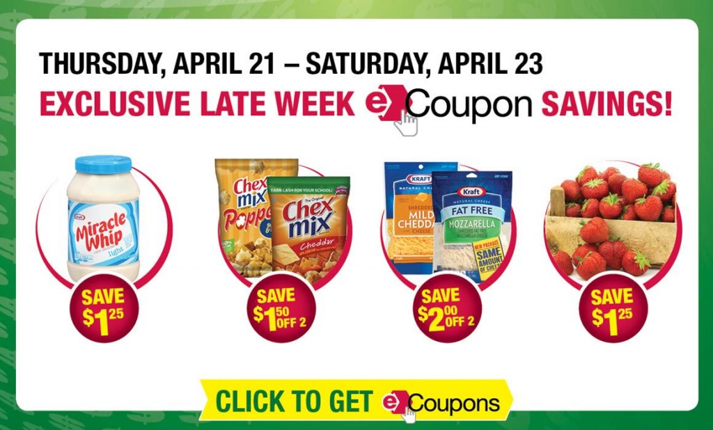 Tops Click to Card Late Week Coupons 4/21 – 4/23