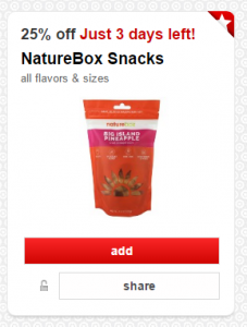 NatureBox Snack as low as $0.99 at Target