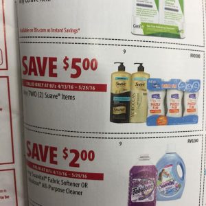 BJ's $5.00/2 Suave Items Coupon