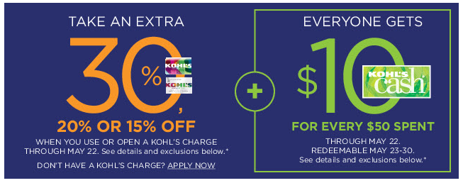 kohls offer