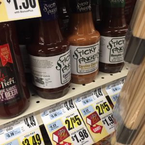 Sticky Fingers BBQ Sauce Only $2.00 at Tops 