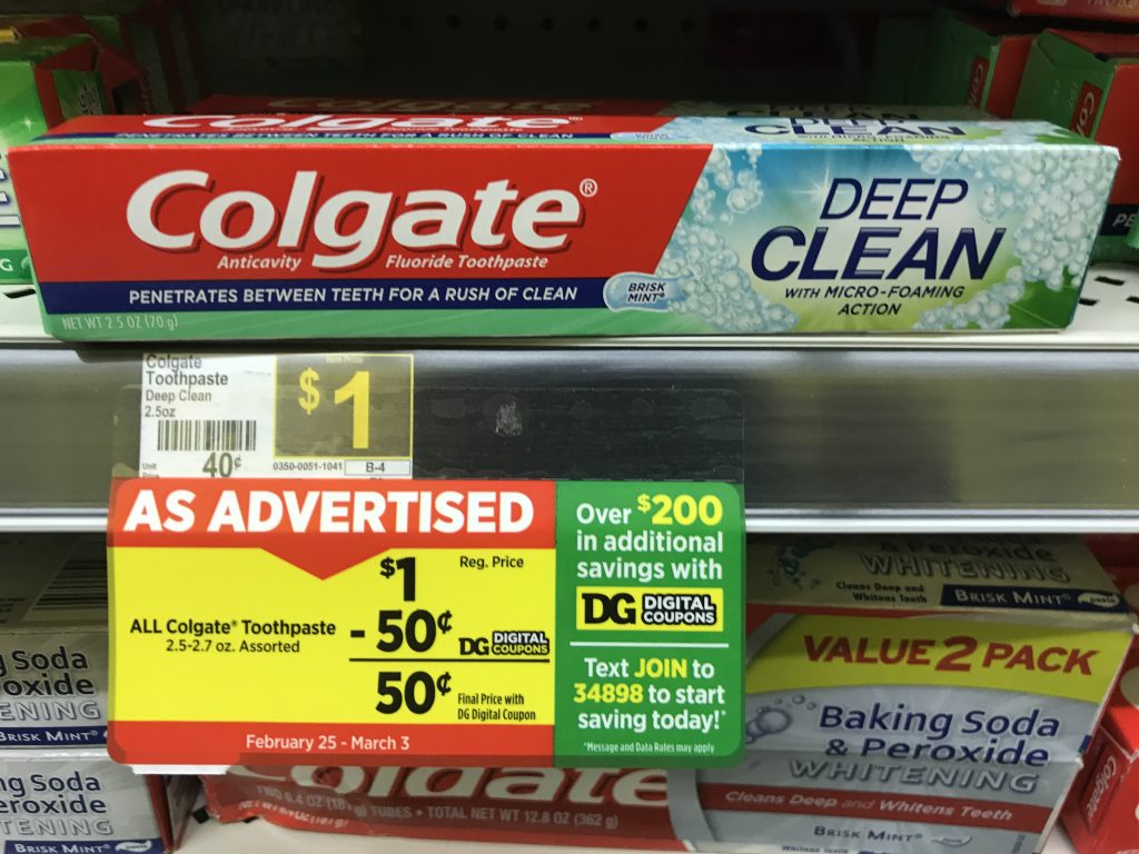 $0 50 Toothpaste At Dollar General (3)
