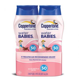 Coppertone Water Babies Sunscreen 2 pk