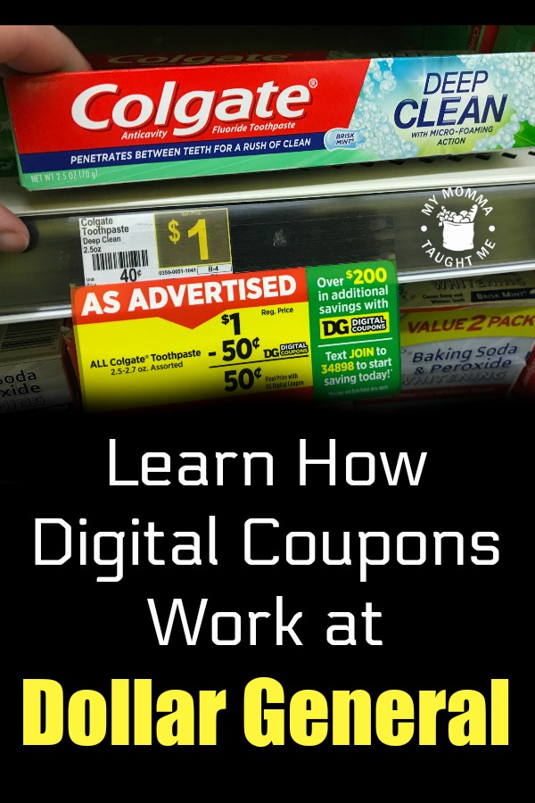 How Dollar General Digital Coupons Work My Momma Taught Me