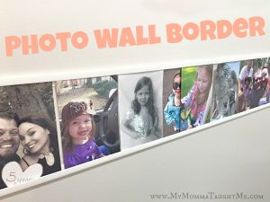 DIY Photo Wall Border