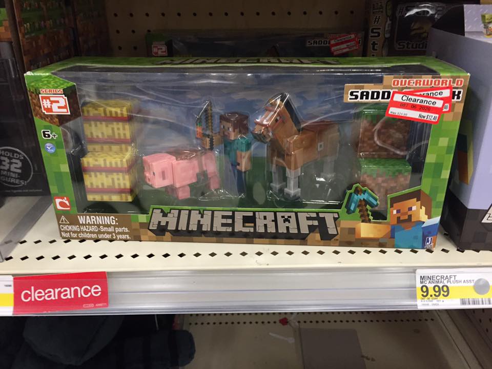 Minecraft target toy clearance