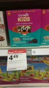 Curate Kids Snack Bars 5 ct box only $1.48 at Target
