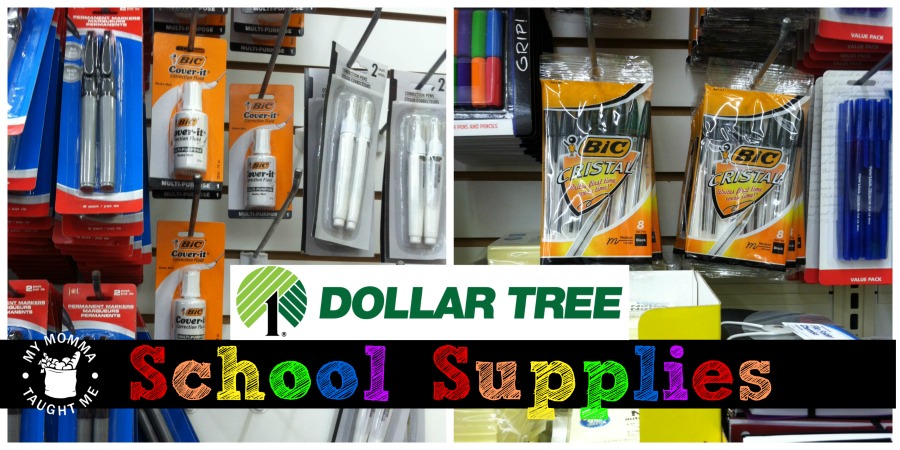 Dollar Tree School Supply Deals