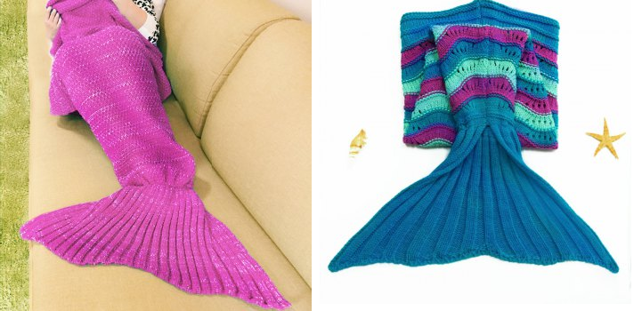 Mermaid blankets
